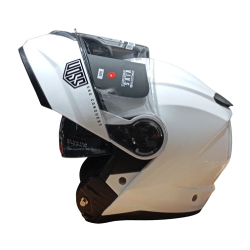 Casco VOSS Abatible Blanco