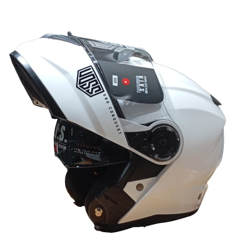 Casco VOSS Abatible Blanco