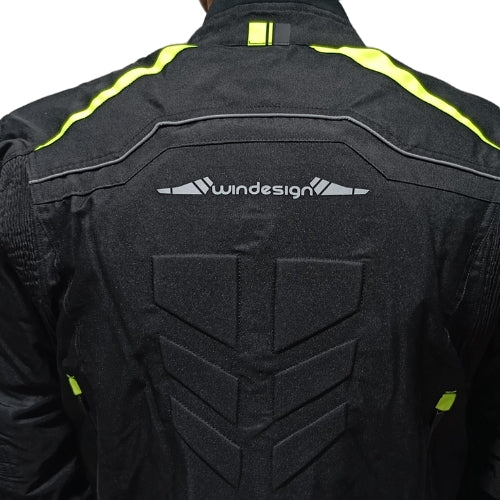 Chaqueta motorista Cordura Curi Flúor