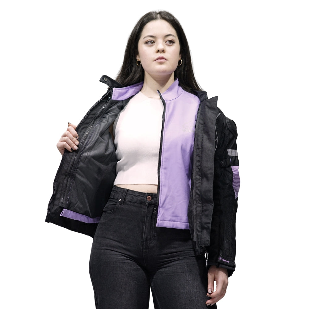 Chaqueta Moto 3x1 Cordura + Softshell Isabelle