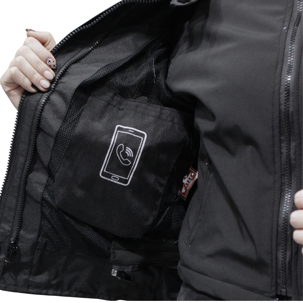 Chaqueta Moto 3x1 Cordura + Softshell Indira