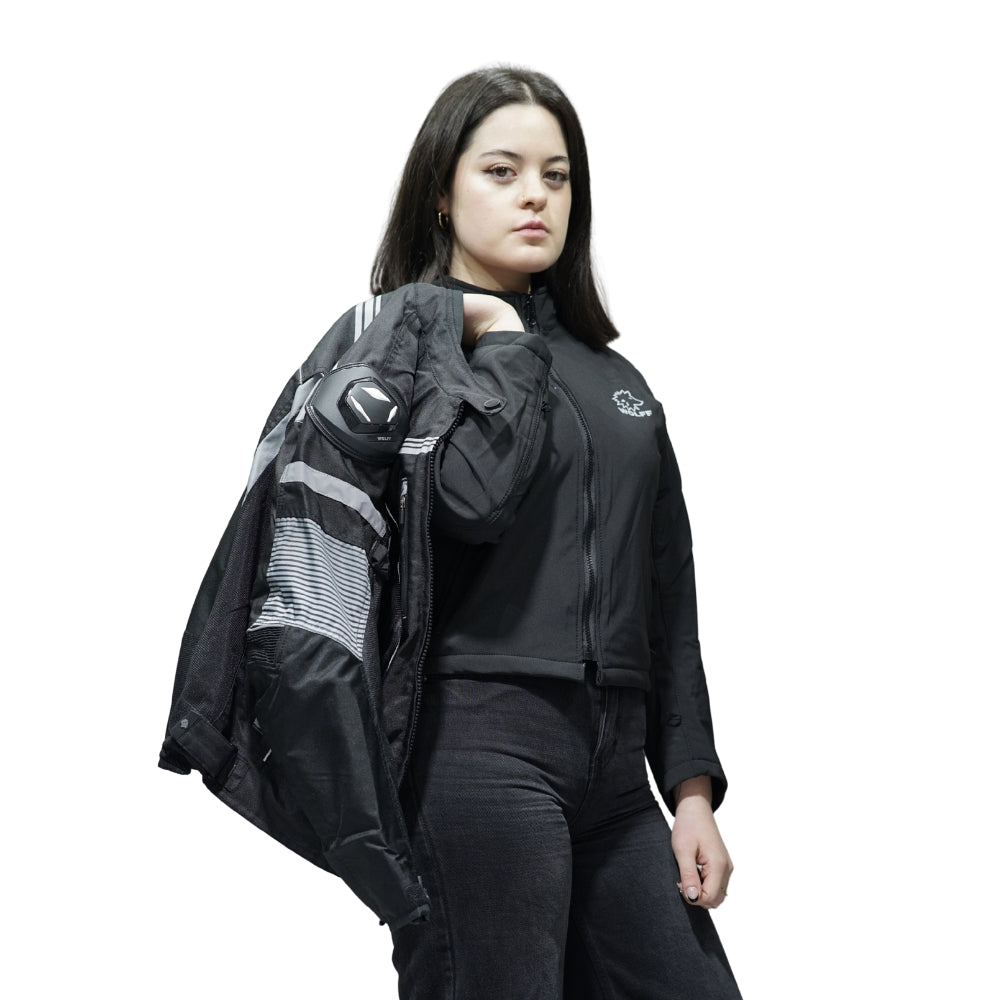 Chaqueta Moto 3x1 Cordura + Softshell Indira