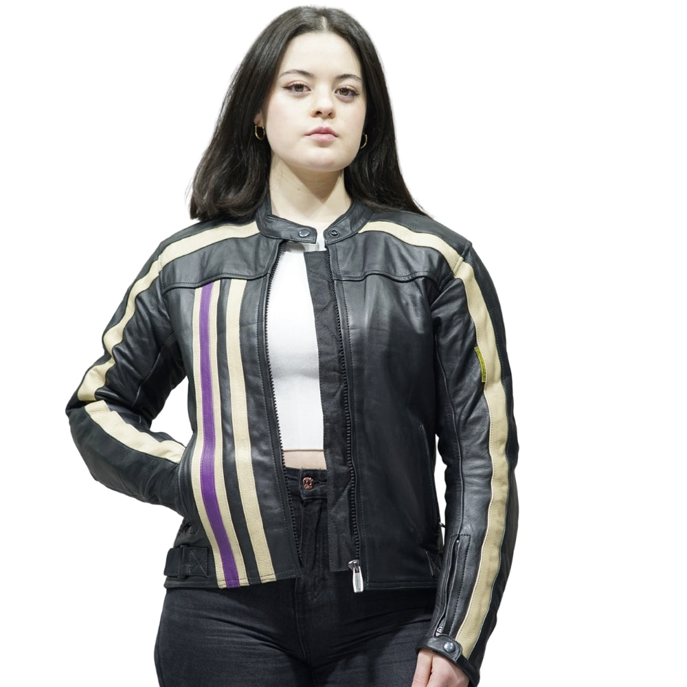 Chaqueta motorista Pollux Lila