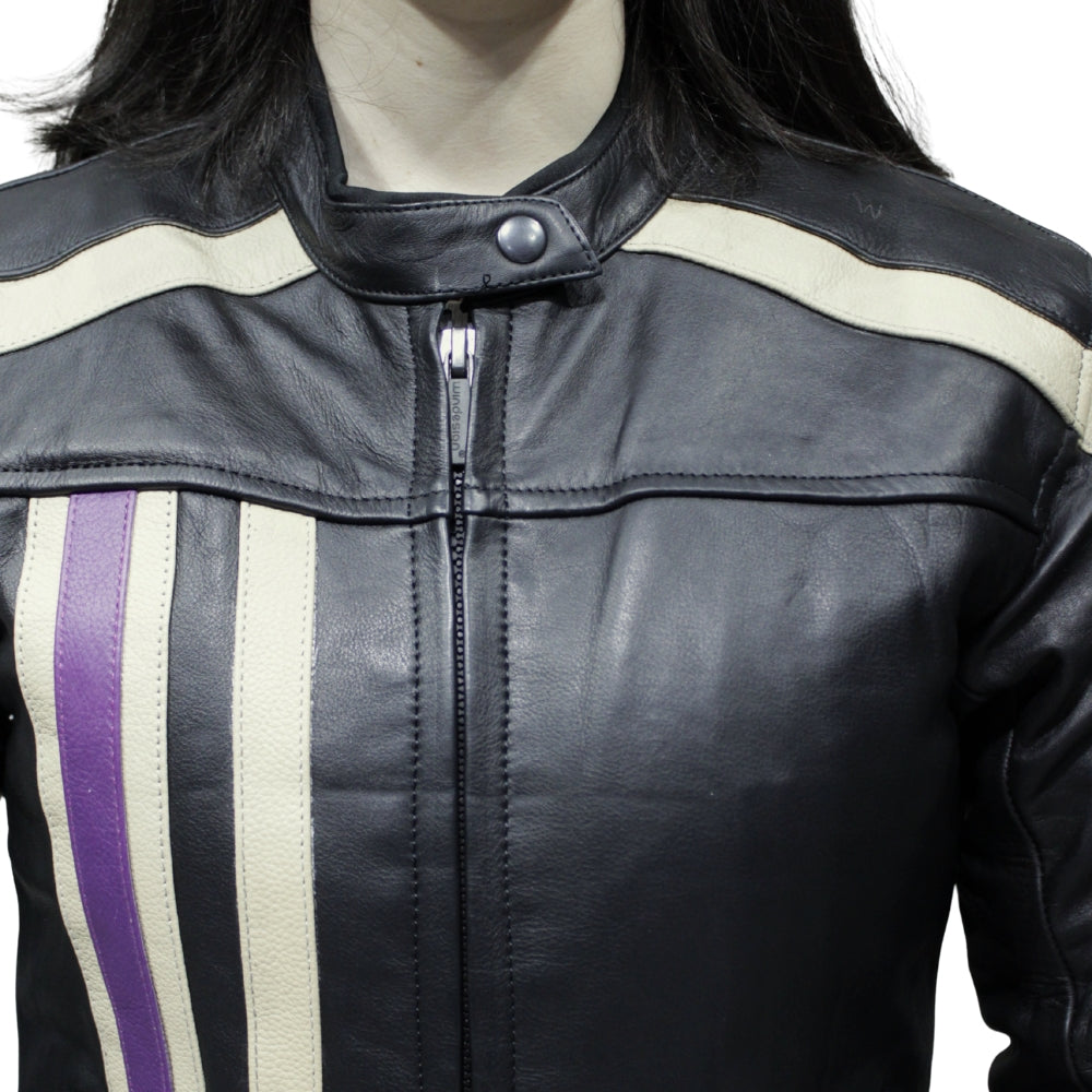 Chaqueta motorista Pollux Lila