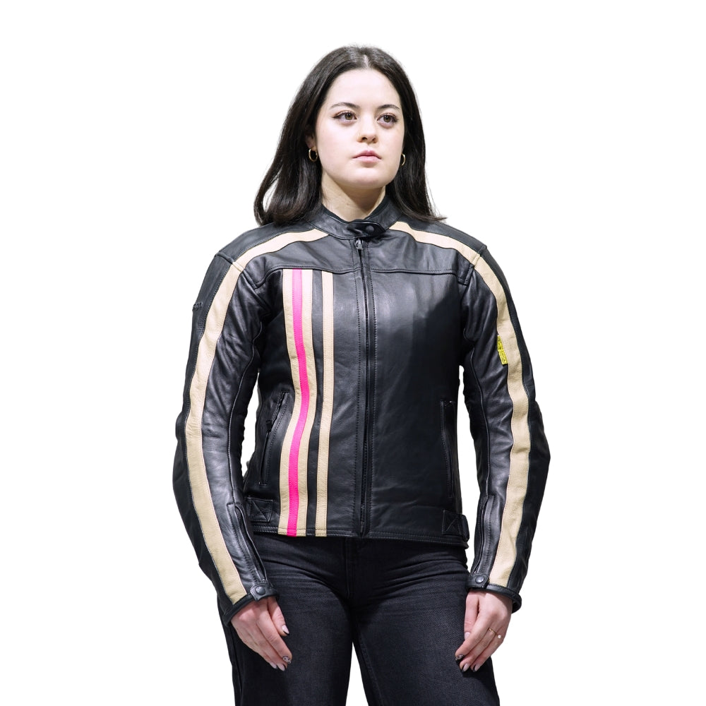 Chaqueta motorista Pollux Fucsia