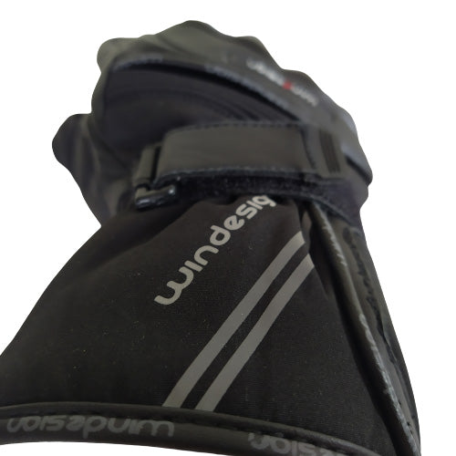 Guante motorista Invierno Gris