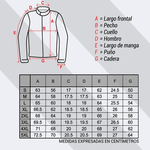 Chaqueta motorista Windesign - MK RED