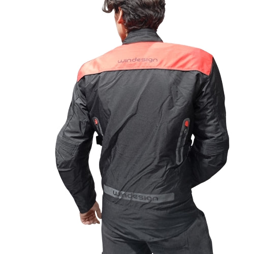 Chaqueta motorista Windesign - MK RED