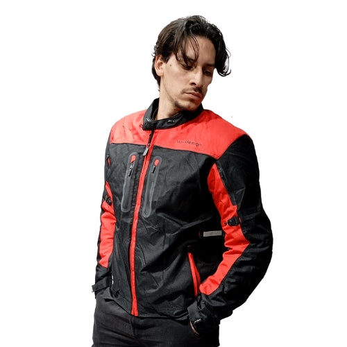 Chaqueta motorista Windesign - MK RED