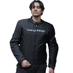 Chaqueta motorista Windesign - MK Black