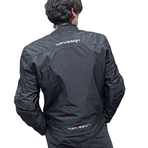Chaqueta motorista Windesign - MK Black
