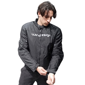 Chaqueta motorista Windesign - MK Black