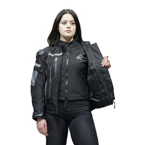 Chaqueta Moto 3x1  Cordura + Softshell  Indira