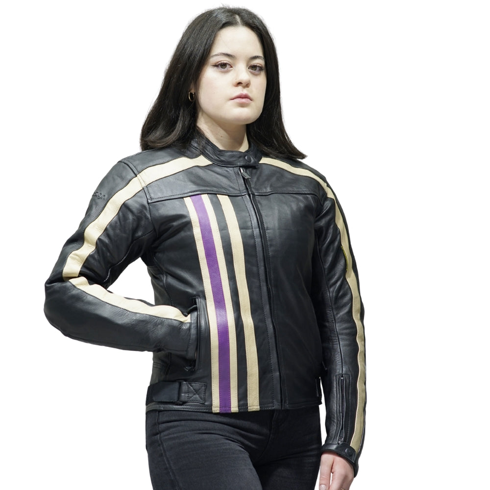 Chaqueta motorista Pollux Lila