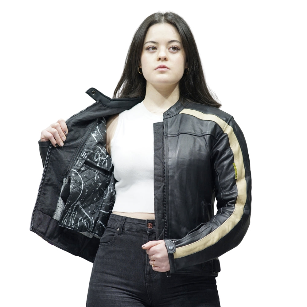 Chaqueta motorista Pollux Lila