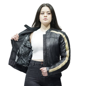 Chaqueta motorista Pollux Lila