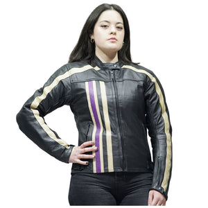 Chaqueta motorista Pollux Lila