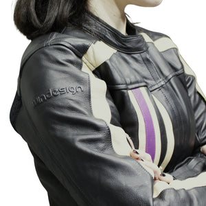 Chaqueta motorista Pollux Lila