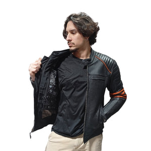 Chaqueta Motorista Cuero Atacama