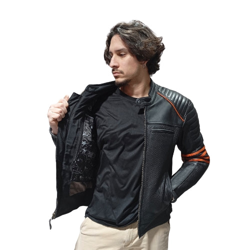 Chaqueta Motorista Cuero Atacama