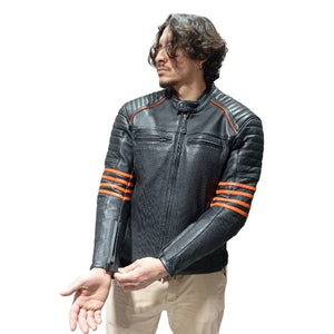 Chaqueta Motorista Cuero Atacama