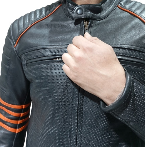 Chaqueta Motorista Cuero Atacama