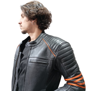 Chaqueta Motorista Cuero Atacama