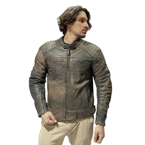 Chaqueta motorista Cuero Modelo Oregon