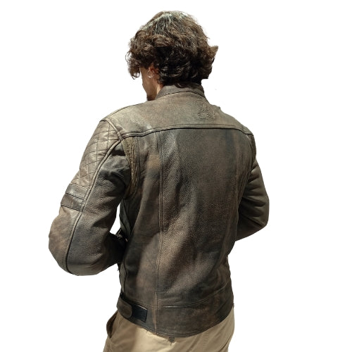 Chaqueta motorista Cuero Modelo Oregon