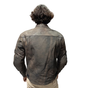 Chaqueta motorista Cuero Modelo Oregon