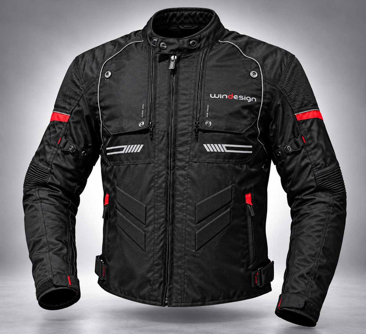 Chaqueta Moto Adder Cordura y chaqueta interna de Softshell