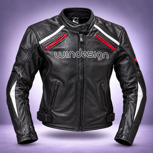 Chaqueta Moto cuero ARTEMISA, MUJER