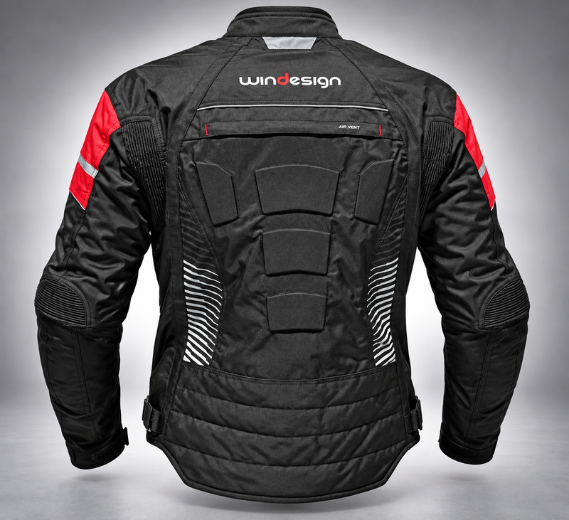 Chaqueta Moto Lizard Cordura, con chaqueta interna de softshell