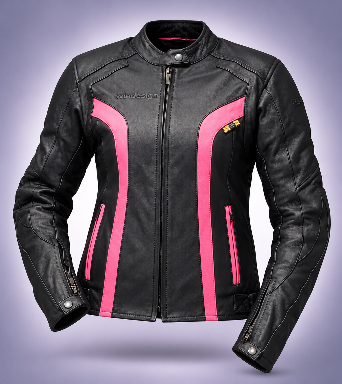 Chaqueta Moto Cuero Mujer Modelo Maia