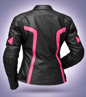 Chaqueta Moto Cuero Mujer Modelo Maia