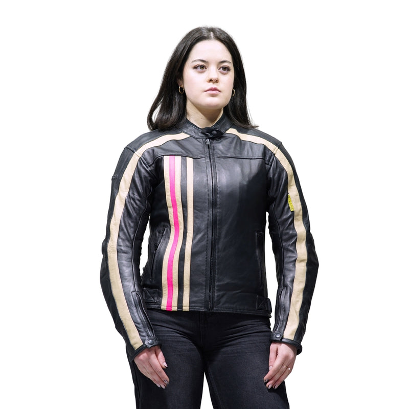 Chaqueta motorista Pollux Fucsia