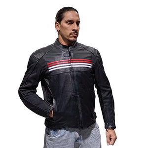 Chaqueta Cuero Saturno-  4 Estaciones