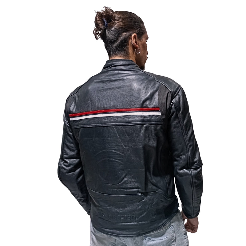 Chaqueta Cuero Saturno-  4 Estaciones
