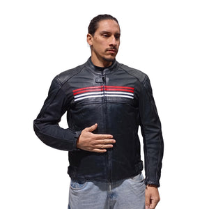 Chaqueta Cuero Saturno-  4 Estaciones
