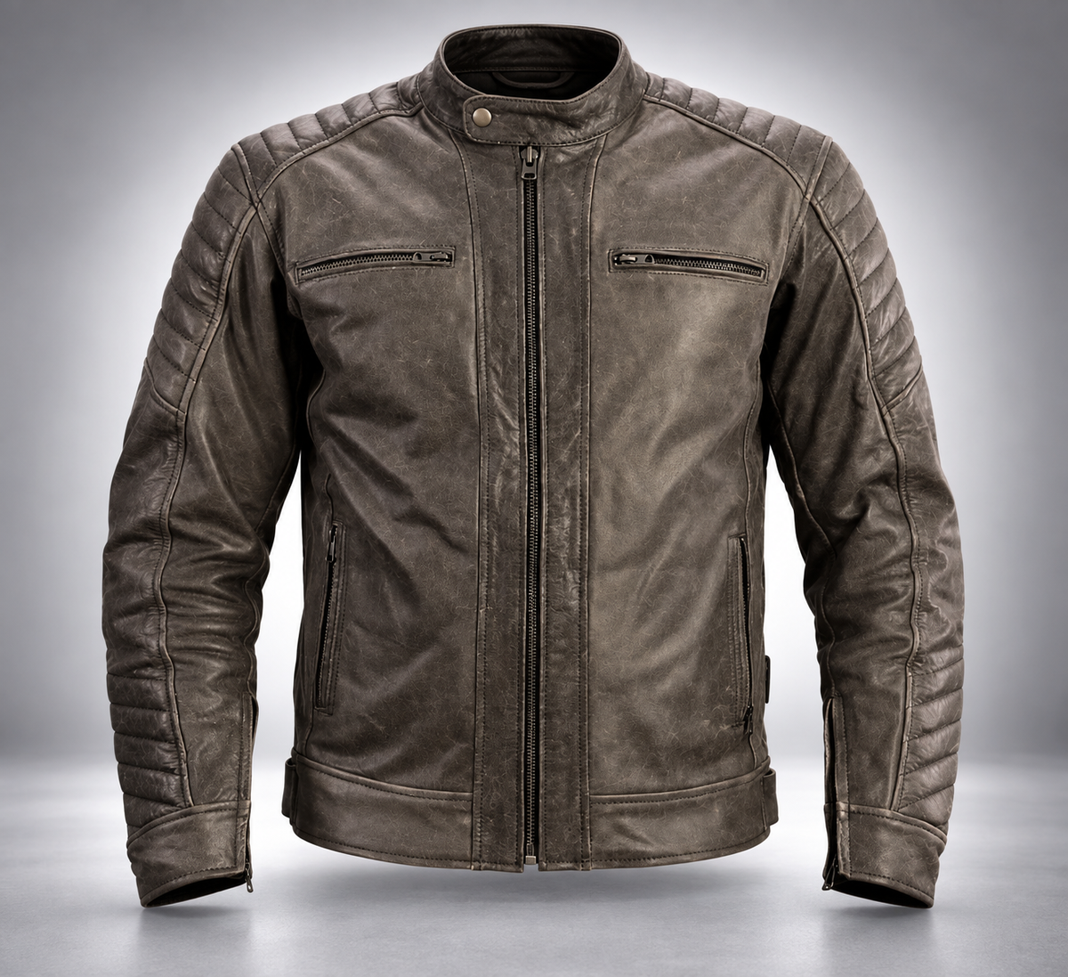 Chaqueta motorista Cuero Hanga Roa