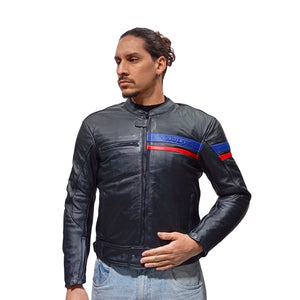 Chaqueta Moto Cuero Júpiter -  4 Estaciones