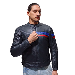 Chaqueta Moto Cuero Júpiter -  4 Estaciones