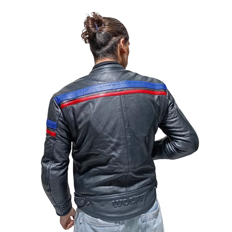 Chaqueta Moto Cuero Júpiter -  4 Estaciones