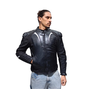 Chaqueta Moto Cuero Neptuno -  4 Estaciones