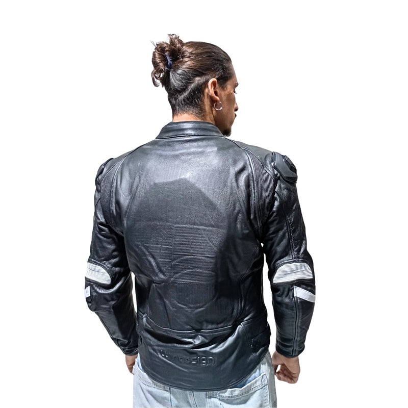 Chaqueta Moto Cuero Neptuno -  4 Estaciones