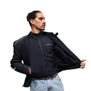 Chaqueta Moto Cuero Neptuno -  4 Estaciones