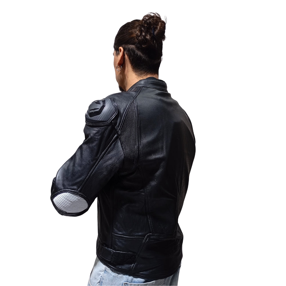 Chaqueta Moto Cuero Neptuno -  4 Estaciones