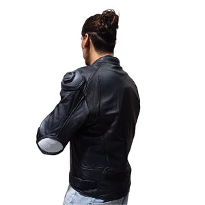 Chaqueta Moto Cuero Neptuno -  4 Estaciones