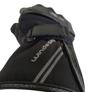 Guante motorista Invierno Gris