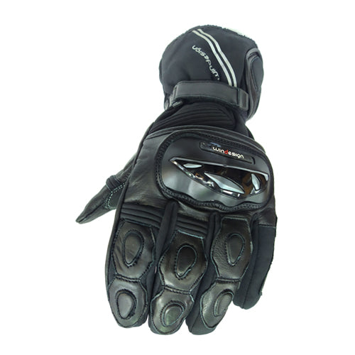Guante motorista Invierno Gris
